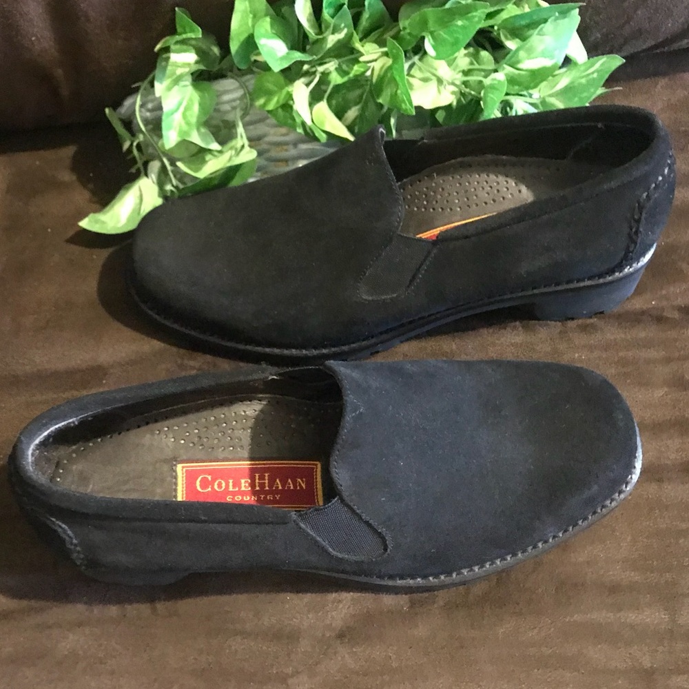 Like New Black Suede Cole Haans